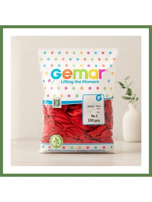 Bezos Kırmızı Lateks Balon 26 cm (10'') - 100'LÜ Paket HB006