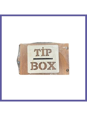 Nida Ahşap Büyük Tipbox Kumbara Nıda