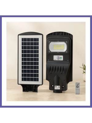 Nida 100W 6500K Solar Sensörlü Sokak Lambası Nıda