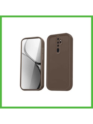Bezos Redmi Note 8 Pro Uyumlu Kılıf Viera Silikon - Kahverengi Arz