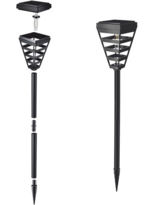 Helios HS-5659 10W Solar LED Kazıklı Bahçe Armatürü