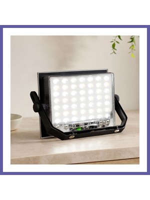 Nida 200W Güneş Enerjili LED Projektör - Kamp & Dış Mekan Nıda