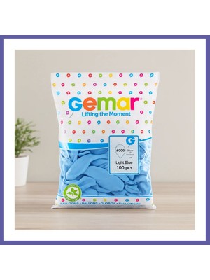 Nida Açık Mavi 10 Inç (26 Cm) Latex Balon - 100 Adet Nıda