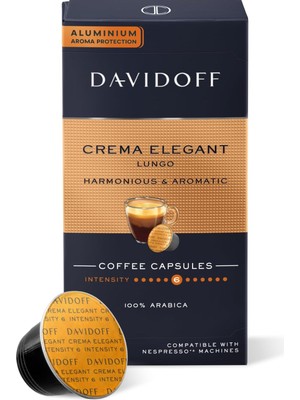 Tr Crema Elegant Lungo 10LU Kapsül Kahve, DCEL10