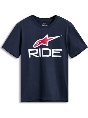 Alpinestars Rıde 4 Csf Tişört Mavi  Beyaz  Kırmızı