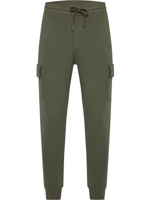 Mudo Erkek Haki Cepli Jogger Eşofman Altı