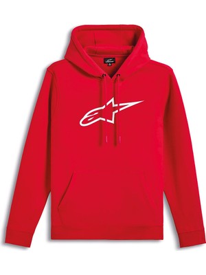 Alpinestars Ageless V3 Hoodie Kapüşonlu Sweatshirt Kırmızı  Beyaz