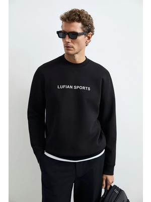 Lufian Rowan Siyah Erkek Sweatshirt 112030195
