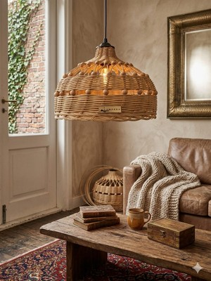 Lampega Rattan Bambu Avize