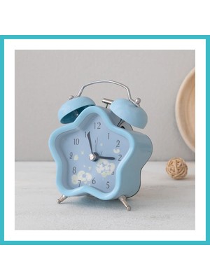Defne Store Çift Zilli Metal Masa Çalar Saat (8.8 Cm) - Pilli & Işıklı Dfnbez