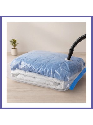 Nida Vakuumlu Hurç 3'lü Set (2X55X90 cm + 1X80X100 Cm) - %75 Yer Tasarrufu Nıda