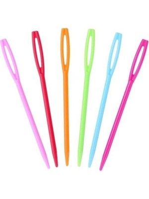 MiraLive 6 Adet Plastik Yün Iğnesi 9cm