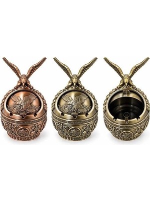 MiraLive Metal Kartal Tasarımı Küllük ALK6403