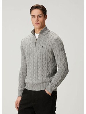 Polo Ralph Lauren Örme Kazak Erkek Yarım Fermuarlı