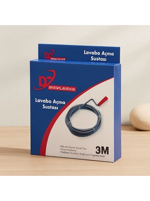 MiraLive 3 M Spiral Esnek Yay Lavabo ve Gider Boru Açıcı