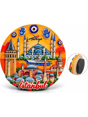 The Gencoo Istanbul Temalı Polyester Magnet ALK5861