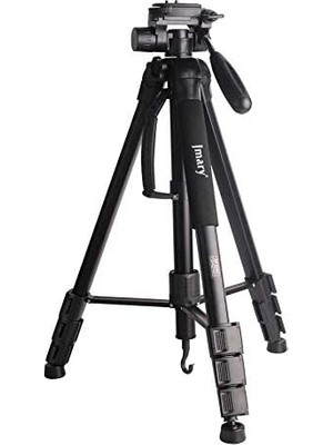 Tr Jmary KP2264 Profesyonel Alüminyum Tripod Stand Zore (Siyah)