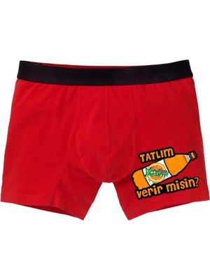 Modacix Erkek Komik Kırmızı Boxer