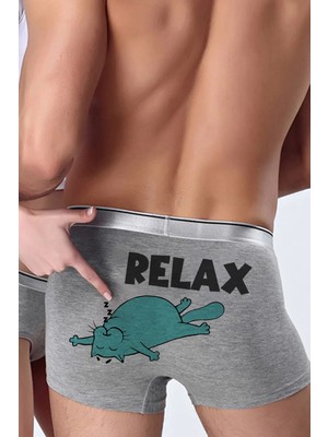 Modacix Komik Erkek Baksır Relax – Esnek Slim Fit Boxer | Organik, Konforlu & Eğlenceli