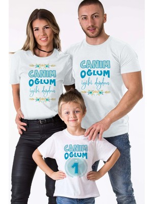 Modacix Canım Oğlum Doğum Günü Tişörtleri - Bedenler ve Yaş Için Lütfen Satıcıya Sor Dan Mesaj Atınız.