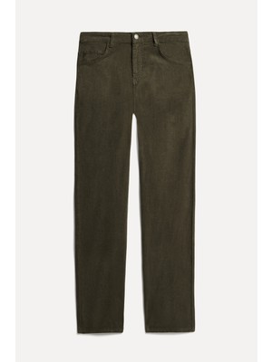 Mudo Erkek Haki Straight Fit Pantolon