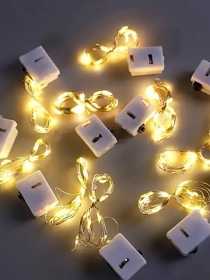 Derinify 3 Metre Pilli Su Geçirmez Günışığı LED Peri Işık Yılbaşı Ağacı Aydınlatması