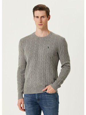 Polo Ralph Lauren Saç Örgü Dokulu Erkek Kazak