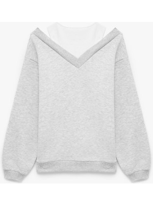 Koton Kadın Sweatshırt 7WAL10050IK
