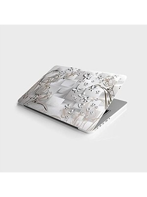 Kpln Store Prime Laptop Notebook Pc Kaplama Etiketi Metal Kelebekler