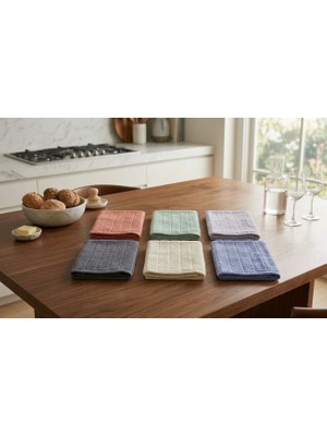 Shipla Home Gubbio 6'lı 30X50 cm Mutfak Havlusu