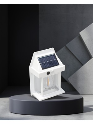 Ecruz Dış Mekan Solar Lamba 3 Işık Modlu IP65 Dayanıklı