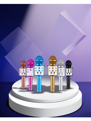 Ecruz Kablosuz Bluetooth Karaoke Mikrofon Yankı Efekti