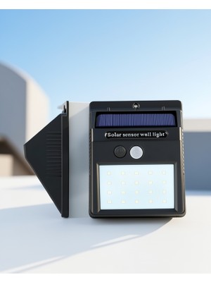 Ecruz Güneş Enerjili Hareket Sensörlü 20 LED Bahçe Lambası