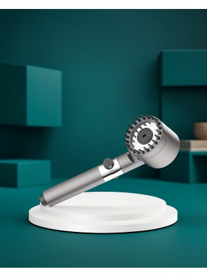 Ecruz Duş Başlığı Paslanmaz Çelik Masajlı Ergonomik Tasarım 1001