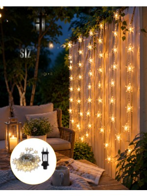 Ecruz 20 Ledli 5 Metre Günışığı Yıldız LED Şerit