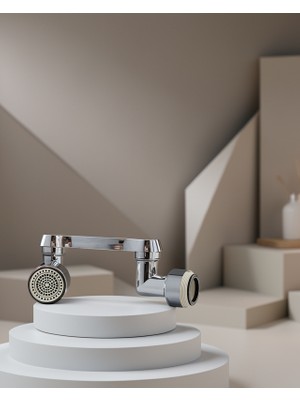 Ecruz Dönebilen Musluk Ucu Akrobat Mutfak Banyo