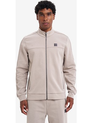 Lescon Gri Erkek Fermuarlı Sweatshirt 26N-1141