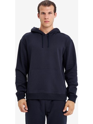 Lescon Lacivert Erkek Kapüşonlu Sweatshirt 26S-1265-26N