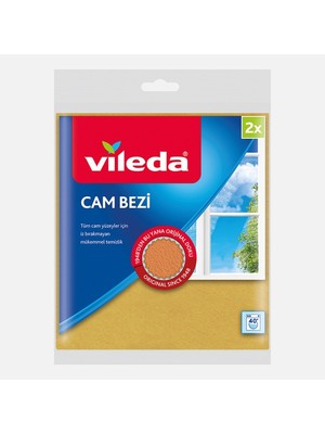 Vileda Iz Bırakmayan Ikili Cam Bezi