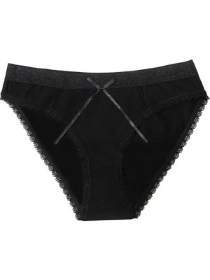 Meks Şahinler Kadın Fiyonklu Fileli Bikini Külot B313