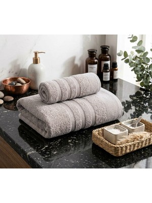 Shipla Home Avellino 2 Parça Havlu Seti 70X140 Banyo Havlusu 50X85 El Havlusu Yumuşak Dokulu