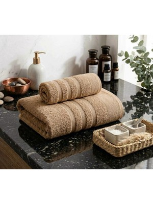 Shipla Home Avellino 2 Parça Havlu Seti 70X140 Banyo Havlusu 50X85 El Havlusu Yumuşak Dokulu