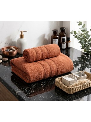 Shipla Home Avellino 2 Parça Havlu Seti 70X140 Banyo Havlusu 50X85 El Havlusu Yumuşak Dokulu
