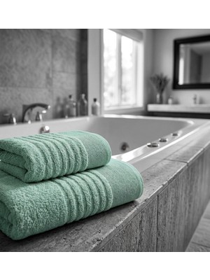 Shipla Home Sorrento Serisi 2'li Banyo ve El Havlusu Seti (50X90 cm & 70X140 Cm)