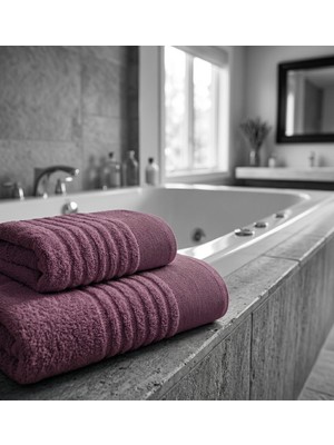 Shipla Home Sorrento Serisi 2'li Banyo ve El Havlusu Seti (50X90 cm & 70X140 Cm)