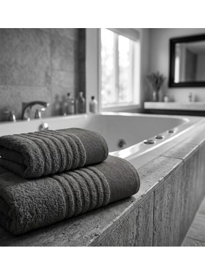 Shipla Home Sorrento Serisi 2'li Banyo ve El Havlusu Seti (50X90 cm & 70X140 Cm)