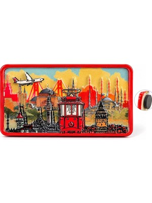 Mep Mep Istanbul Temalı Polyester Magnet ALK5866 Najmaddin Mep Najmaddin