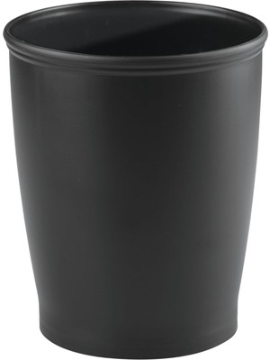 Salmore 93437EU Kent Çöp Kutusu Çöp Kovası – Plastik 21,21 x 21,21 x 25,40 Cm, Siyah