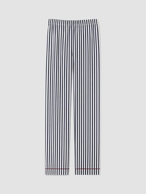 LC Waikiki Lcw Dream Lacivert Beli Lastikli Çizgili Kadın Pijama Alt