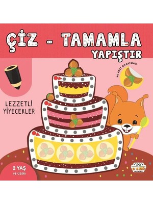 Meks Çiz-Tamamla-Yapıştır Lezzetli Yiyecekler